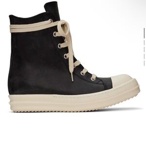 RICK OWENS| Black High Sneakers